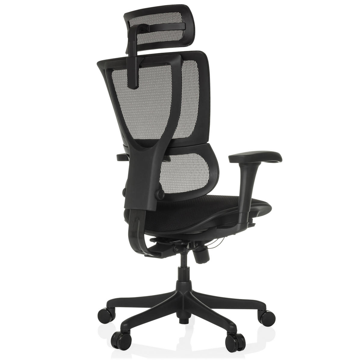 SNURRSTOL  i nät svart  - svart, Modern, textil/plast (69/112 - 134/63cm) - MID.YOU