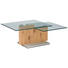 COUCHTISCH in Holz, Glas 110-160/65/41 cm - Eichefarben, Design, Glas/Holz (110-160/65/41cm) - Novel COUCHTISCH in Holz, Glas 110-160/65/41 cm - Eichefarben, Design, Glas/Holz (110-160/65/41cm) - Novel