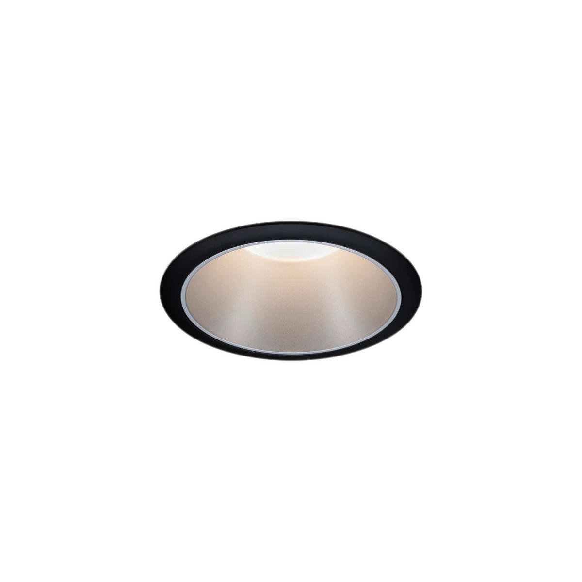 LED-SPOTKOPF 8,8 cm  - Silberfarben/Schwarz, Design, Kunststoff/Metall (8,8cm) - Paulmann