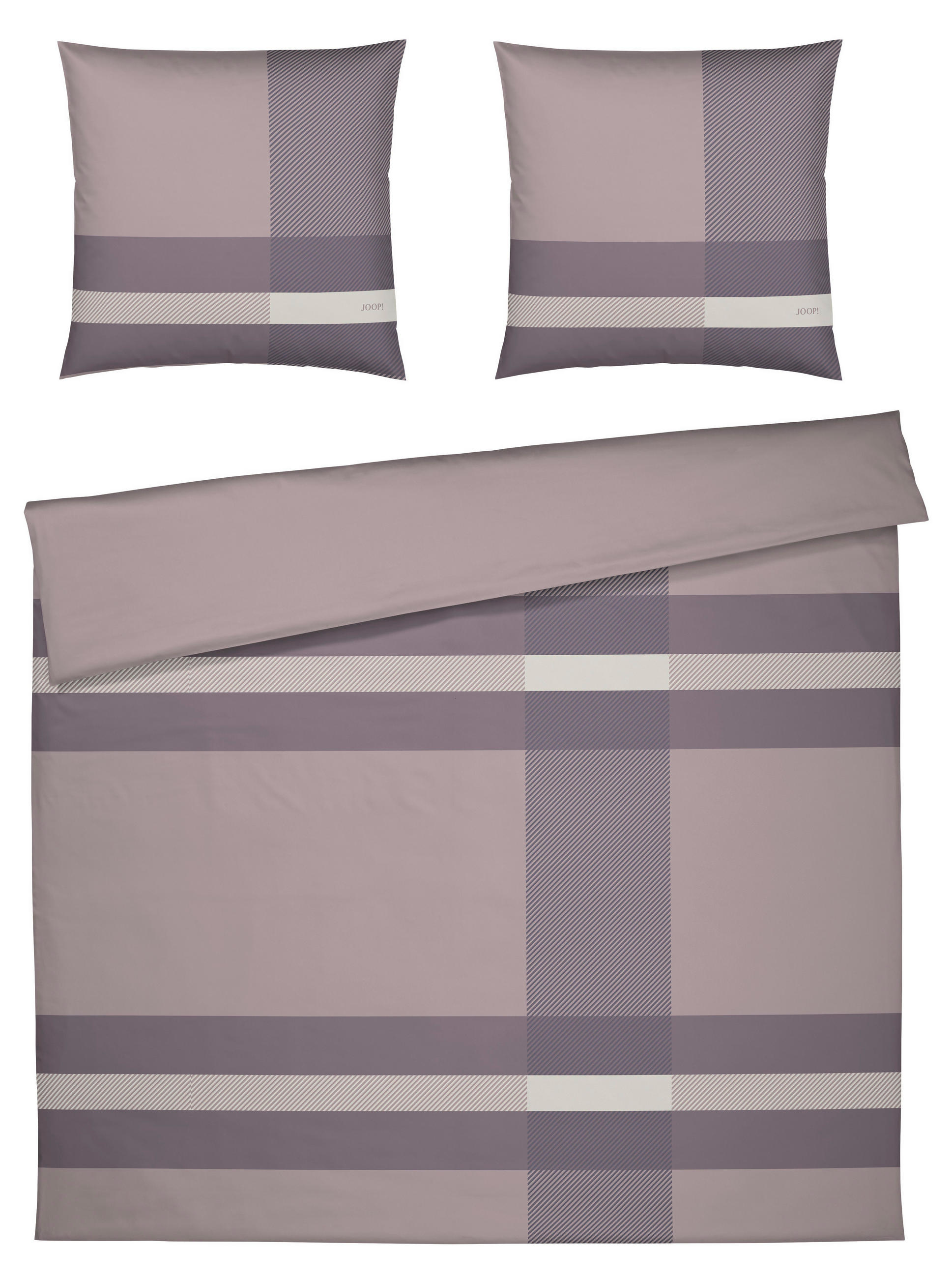 BETTWÄSCHE 200/200 cm Modern Makosatin  - Violett, Design, Naturmaterialien/Textil (200/200cm) - Joop!