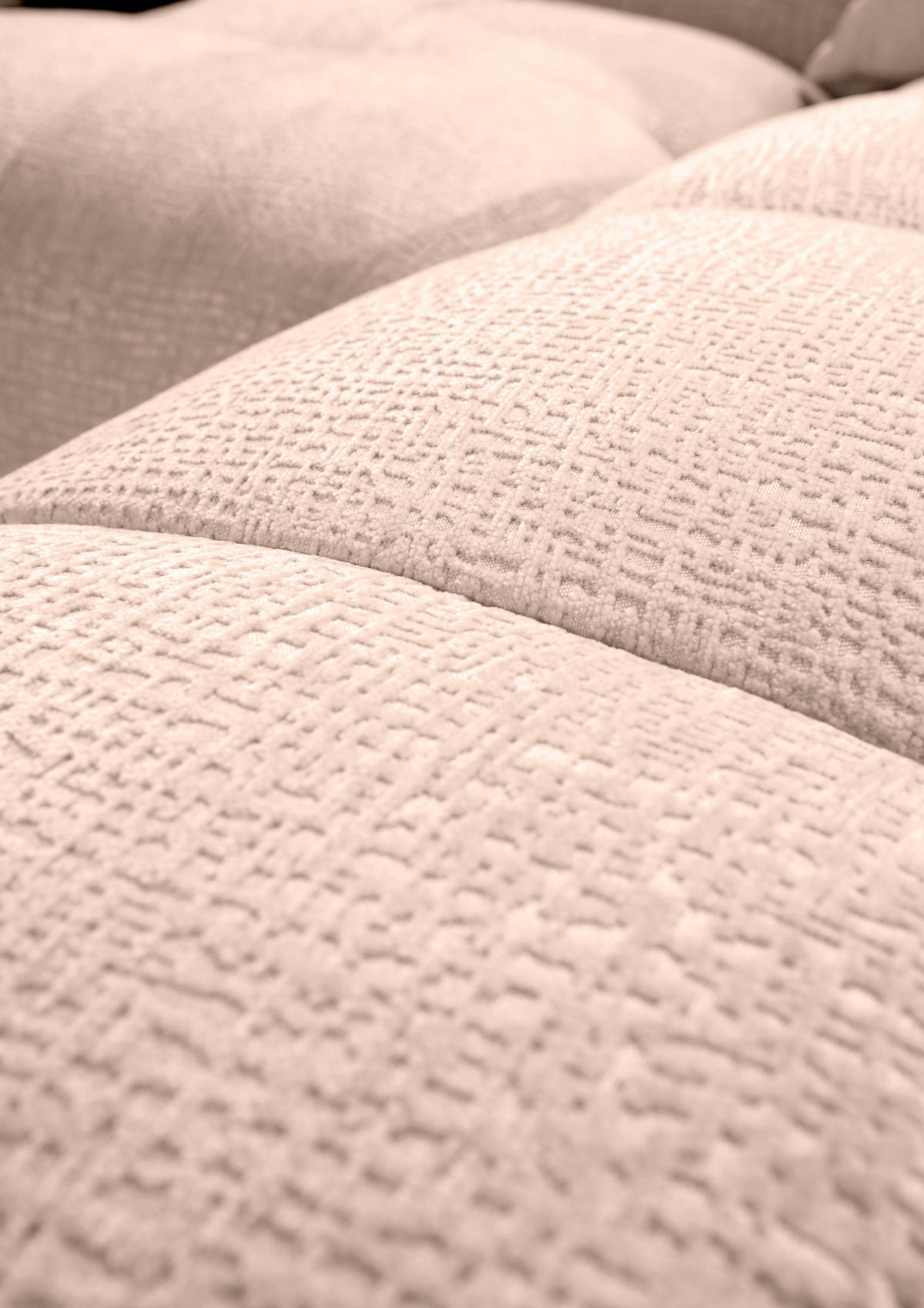 ECKSOFA in Flachgewebe Rosa  - Schwarz/Rosa, Konventionell, Kunststoff/Textil (280/170cm) - Carryhome