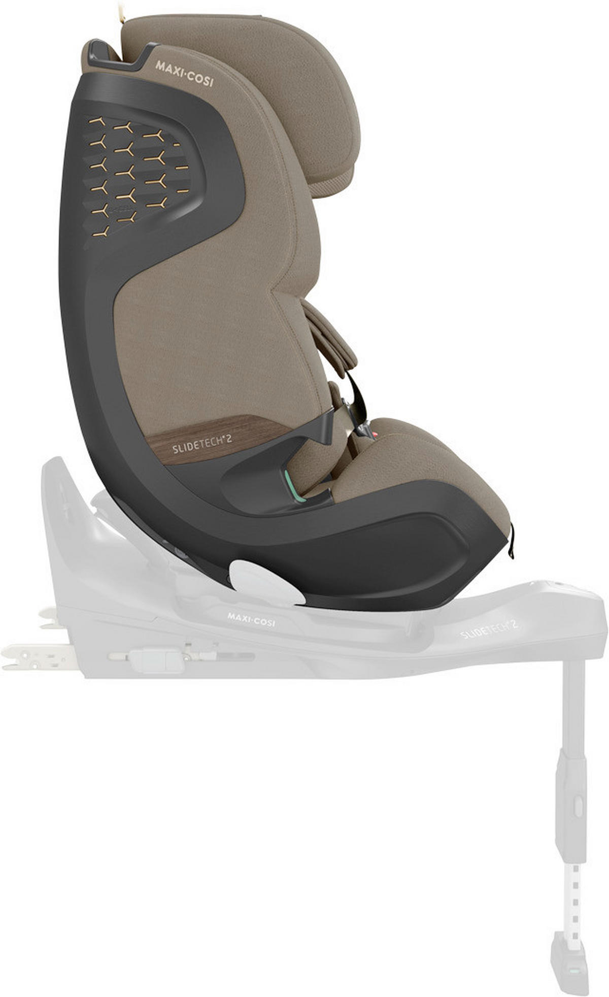 REBOARDER-KINDERSITZ Pearl XL Slide Pro  - Braun, Basics, Kunststoff/Textil (44/76,5/77,3cm) - Maxi-Cosi