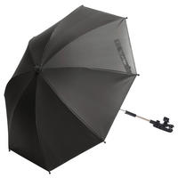 KINDERWAGENSONNENSCHIRM  - Dunkelgrau, Basics, Textil/Metall (75cm) - Jimmylee