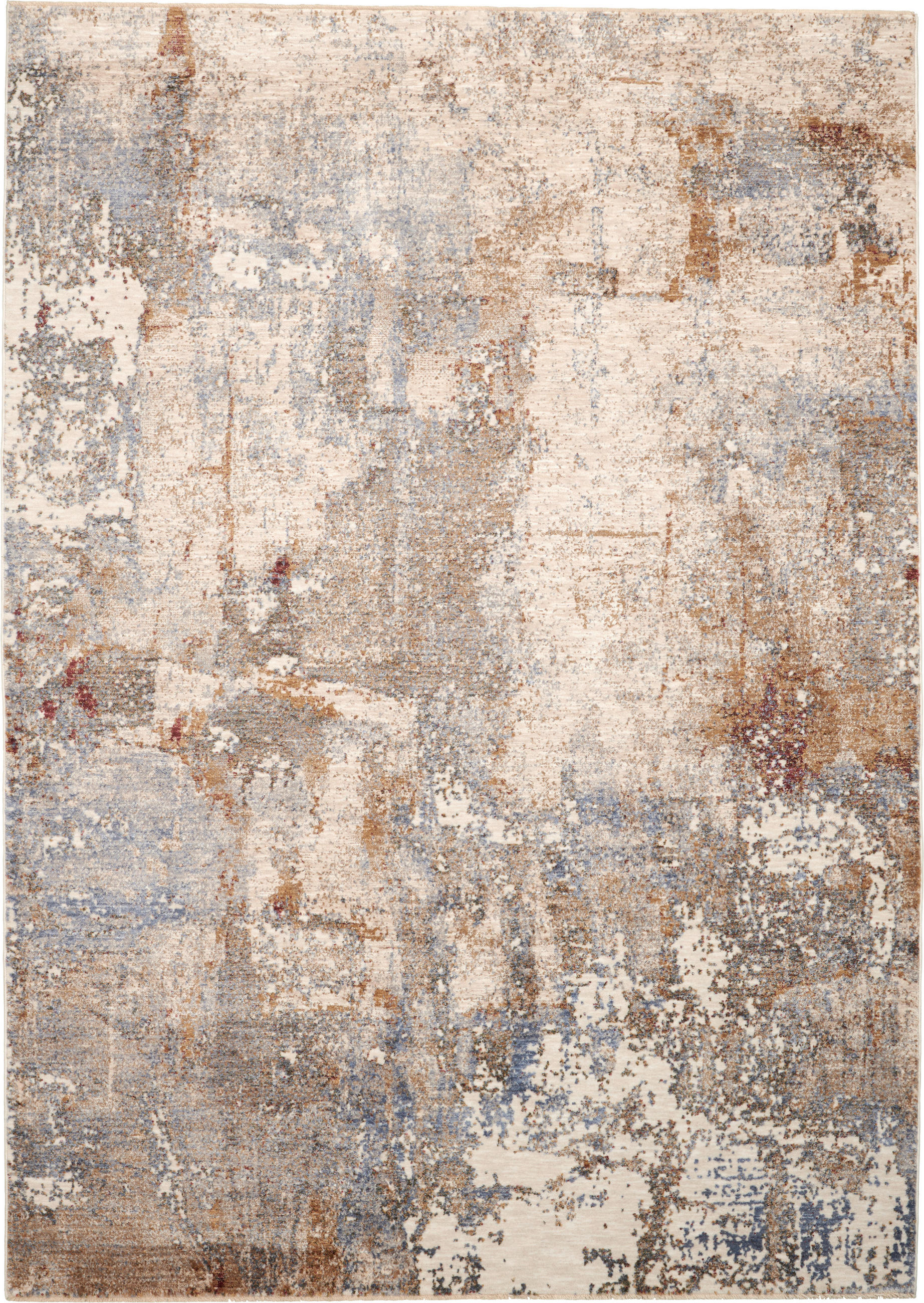 WEBTEPPICH  Wohnzimmer 80/150 cm Creme, Hellgrau rechteckig  - Creme/Hellgrau, LIFESTYLE, Textil (80/150cm) - Novel