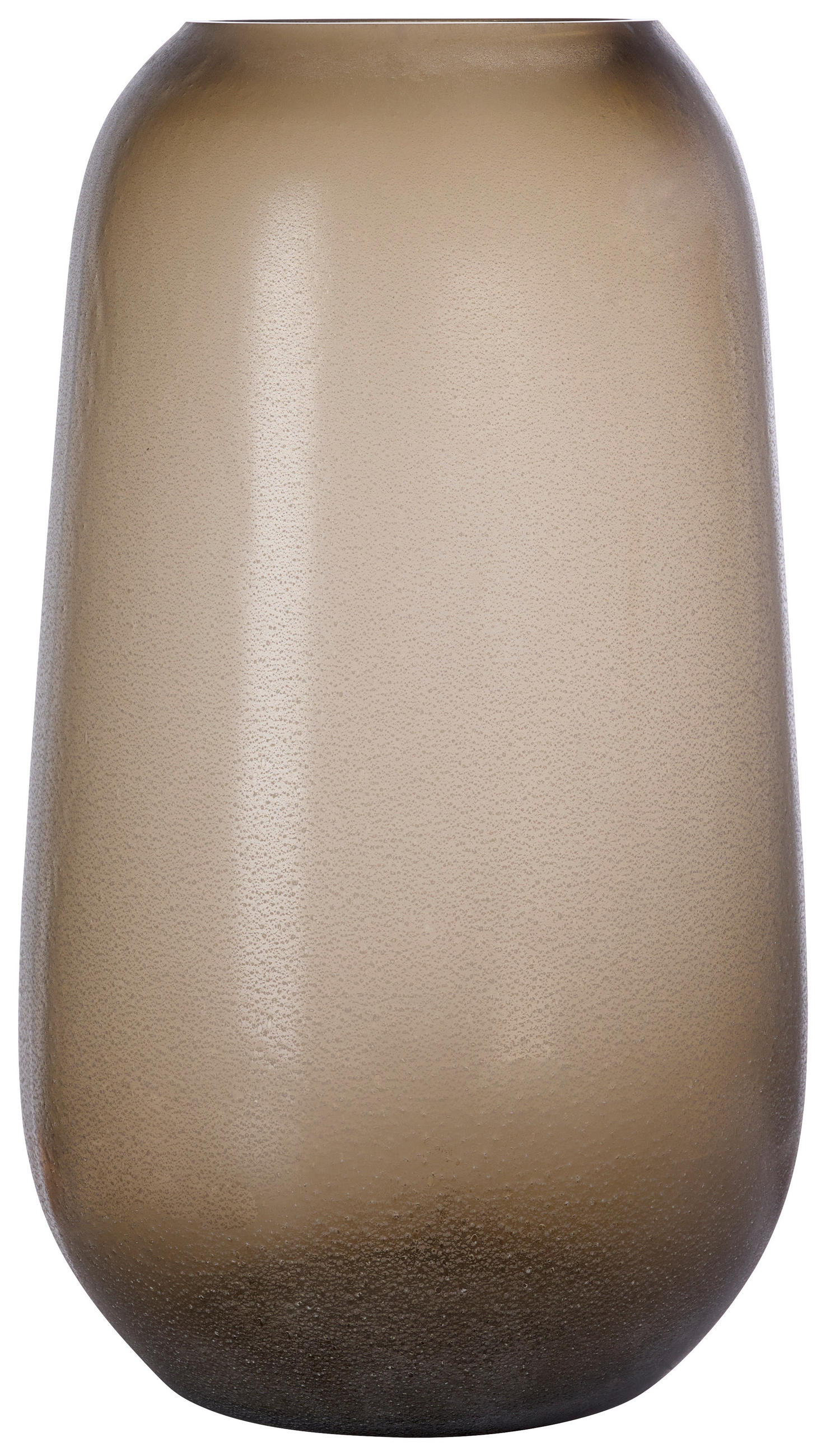 VASE 40,00 cm  - Taupe, Basics, Glas (23,00/40,00/23,00cm) - Leonardo