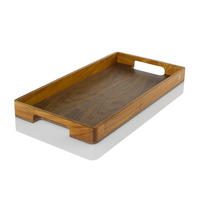 TABLETT Holz Akazie, Walnuss  - Basics, Holz (60/31/5cm) - AdHoc
