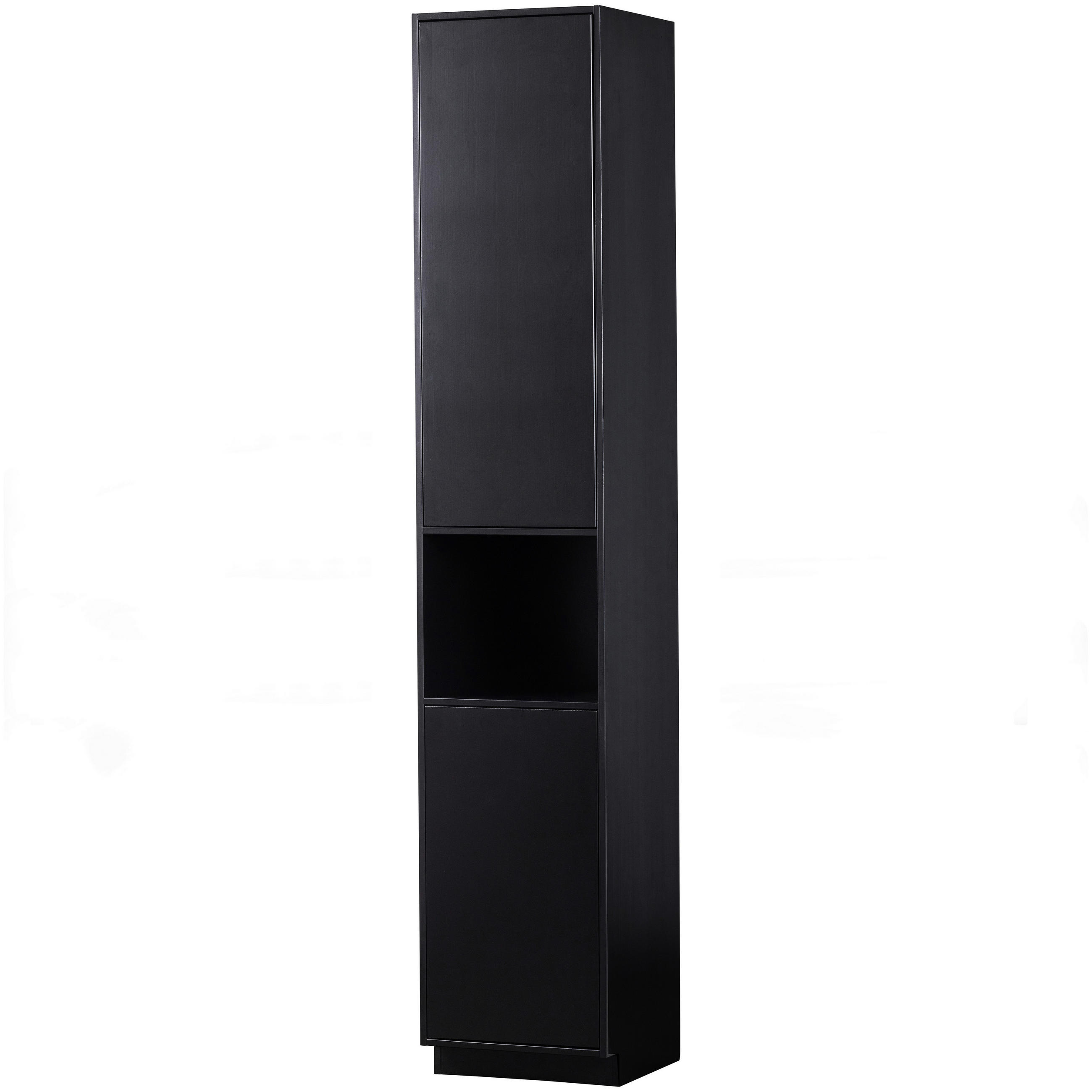 BUFFET 40/210/40 cm  in Schwarz  - Schwarz, Design, Holz (40/210/40cm) - Livetastic