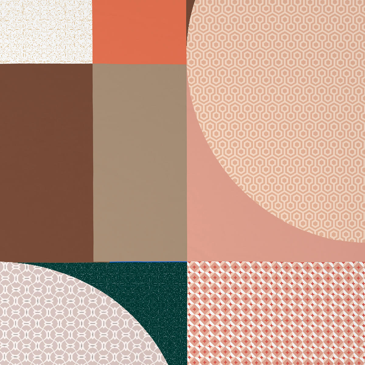 WENDEBETTWÄSCHE Winnow Satin 140/200 cm  - Multicolor, Basics, Textil (140/200cm) - Novel