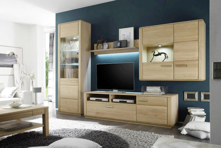 TV-ELEMENT - Eichefarben, Design, Holz/Holzwerkstoff (179/50/51cm) - Livetastic