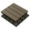 TERRASSENFLIESE Grau 11 Stück  - Grau, Basics, Holzwerkstoff (30/30/2,4cm) - Ambia Garden