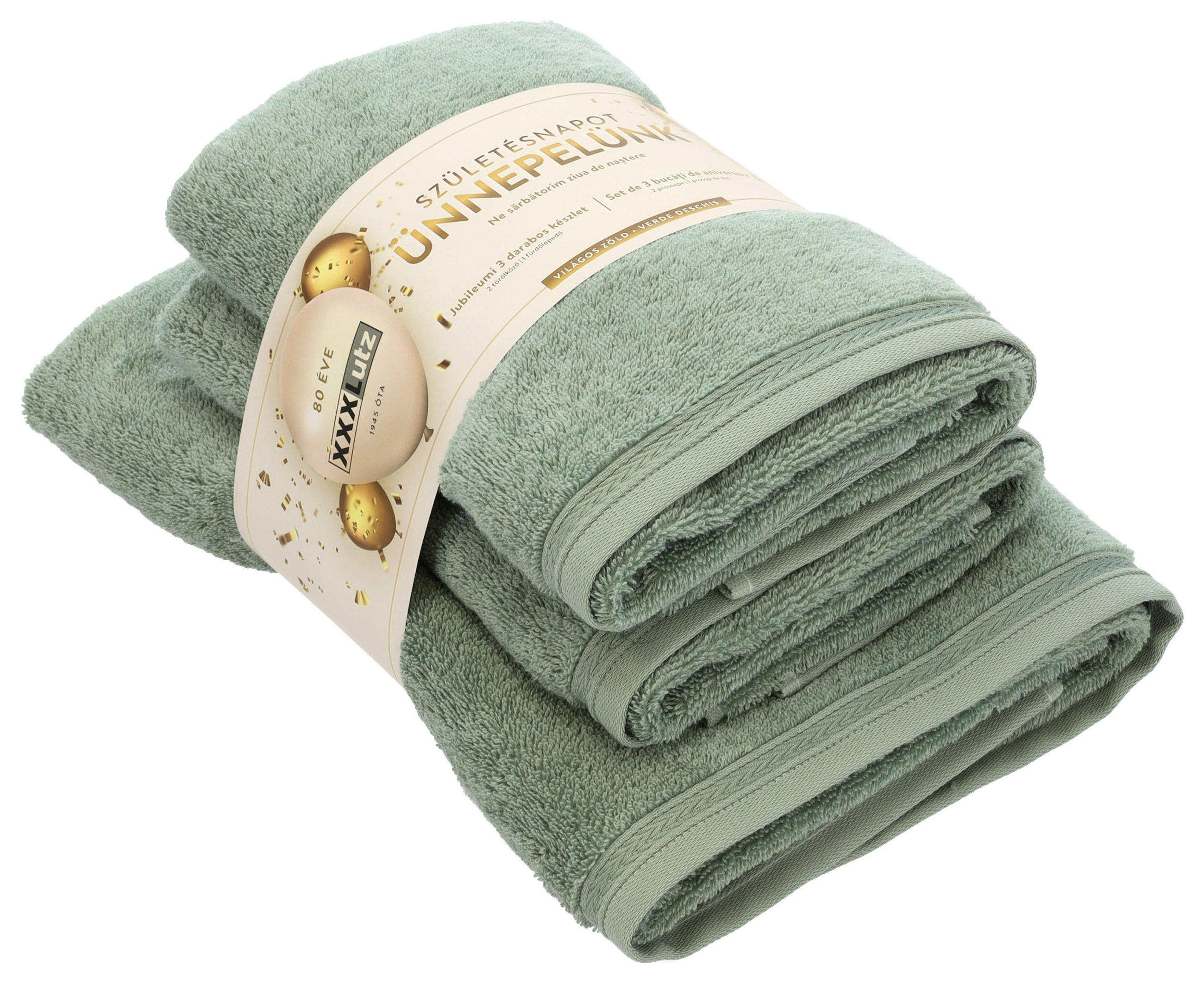 SET PROSOAPE DIN FROTIR verde  - verde, Basics, textil - Vossen