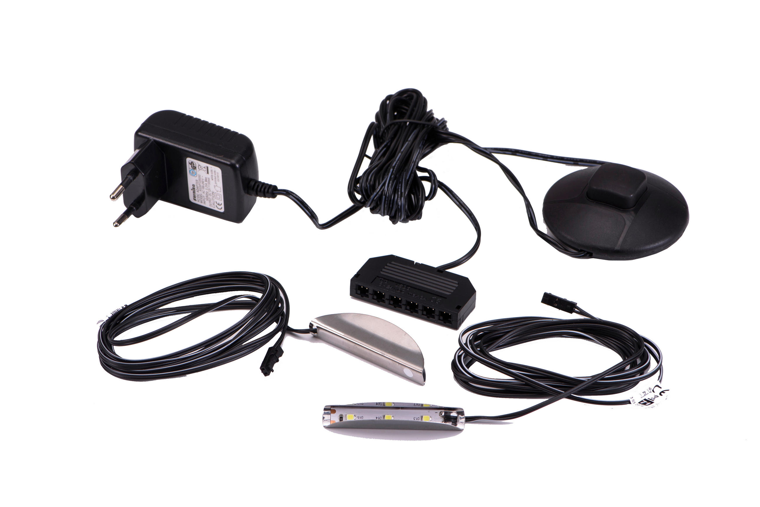 OSVĚTLENÍ SKLENĚNÉ POLICE, 6/2/1 cm - Basics (6/2/1cm) - Xora