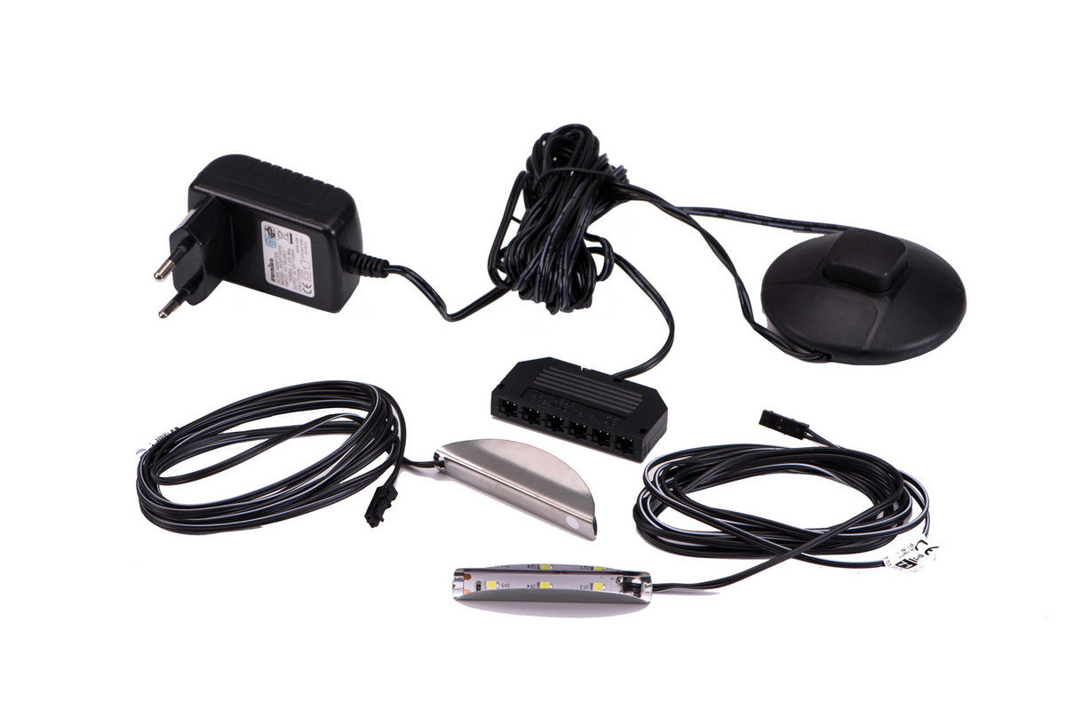 OSVĚTLENÍ SKLENĚNÉ POLICE, 6/2/1 cm - Basics (6/2/1cm) - Xora