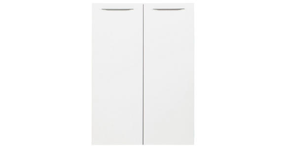 TÜRENSET 74,9/104,5/1,8 cm  - Weiß Hochglanz/Anthrazit, KONVENTIONELL, Holzwerkstoff/Metall (74,9/104,5/1,8cm) - Carryhome