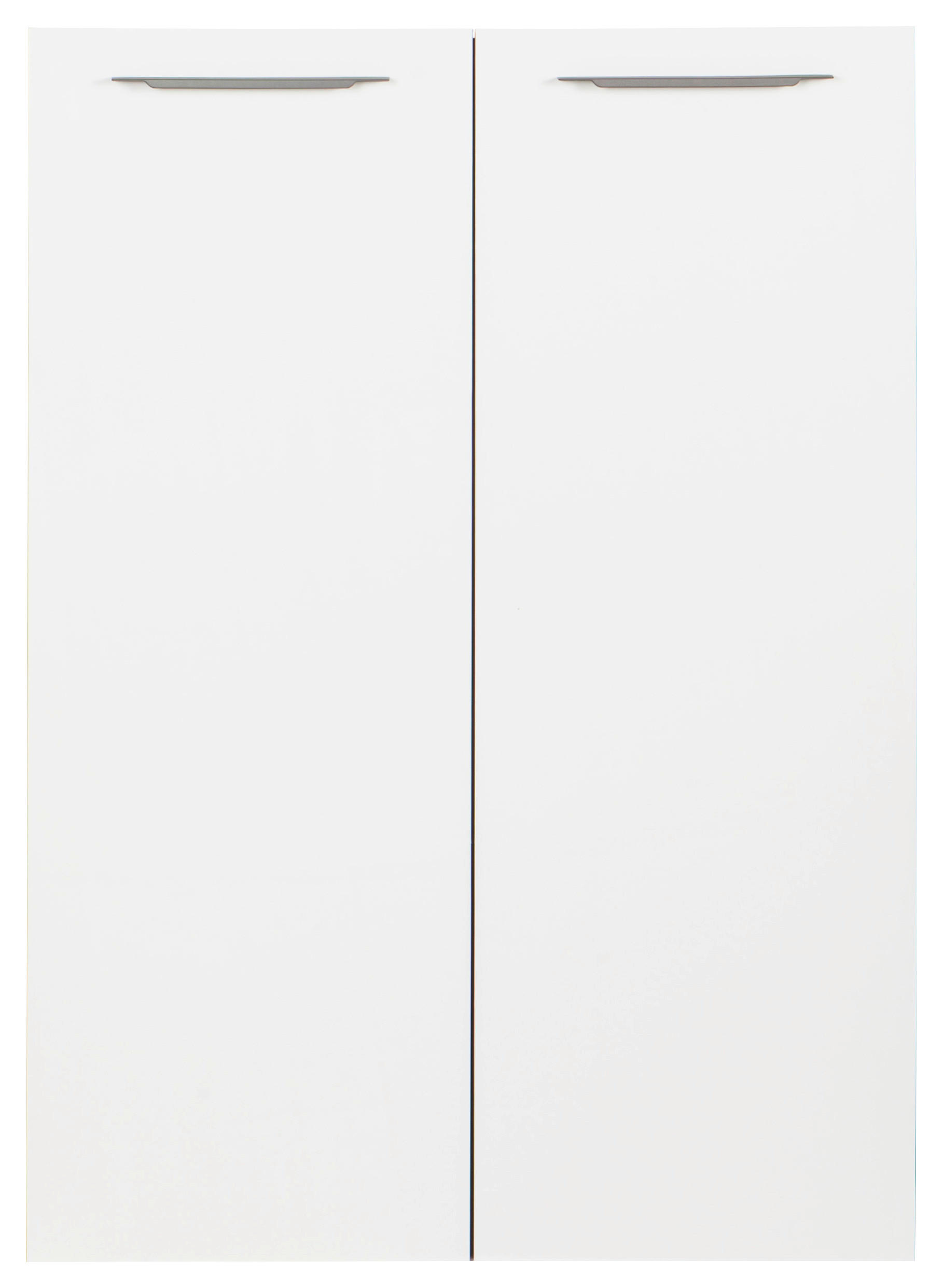 TÜRENSET - Weiß Hochglanz/Anthrazit, KONVENTIONELL, Holzwerkstoff/Metall (74,9/104,5/1,8cm) - Carryhome