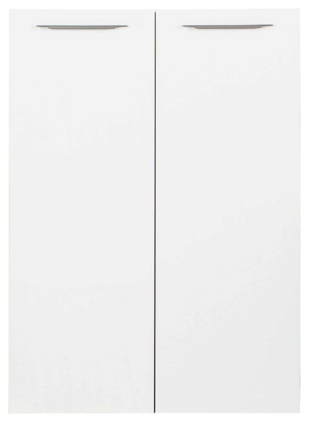 TÜRENSET - Weiß Hochglanz/Anthrazit, KONVENTIONELL, Holzwerkstoff/Metall (74,9/104,5/1,8cm) - Carryhome