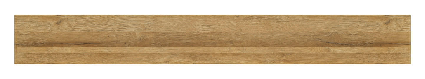 STENSKA POLICA - barve hrasta, Design, leseni material (157/20/22cm) - Landscape