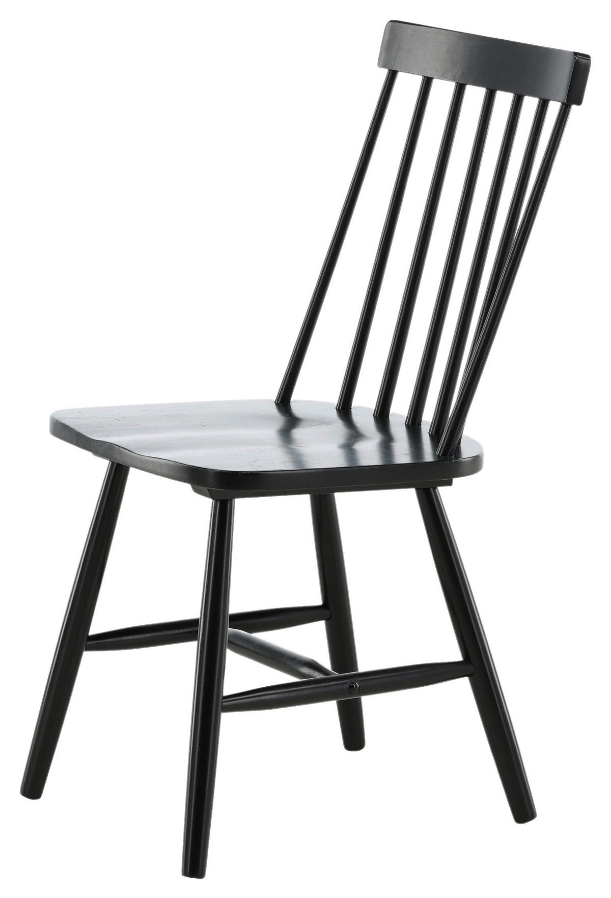 STUHL-SET 2 Stück  in Holz  - Schwarz, Design, Holz (43/87/55cm) - Livetastic