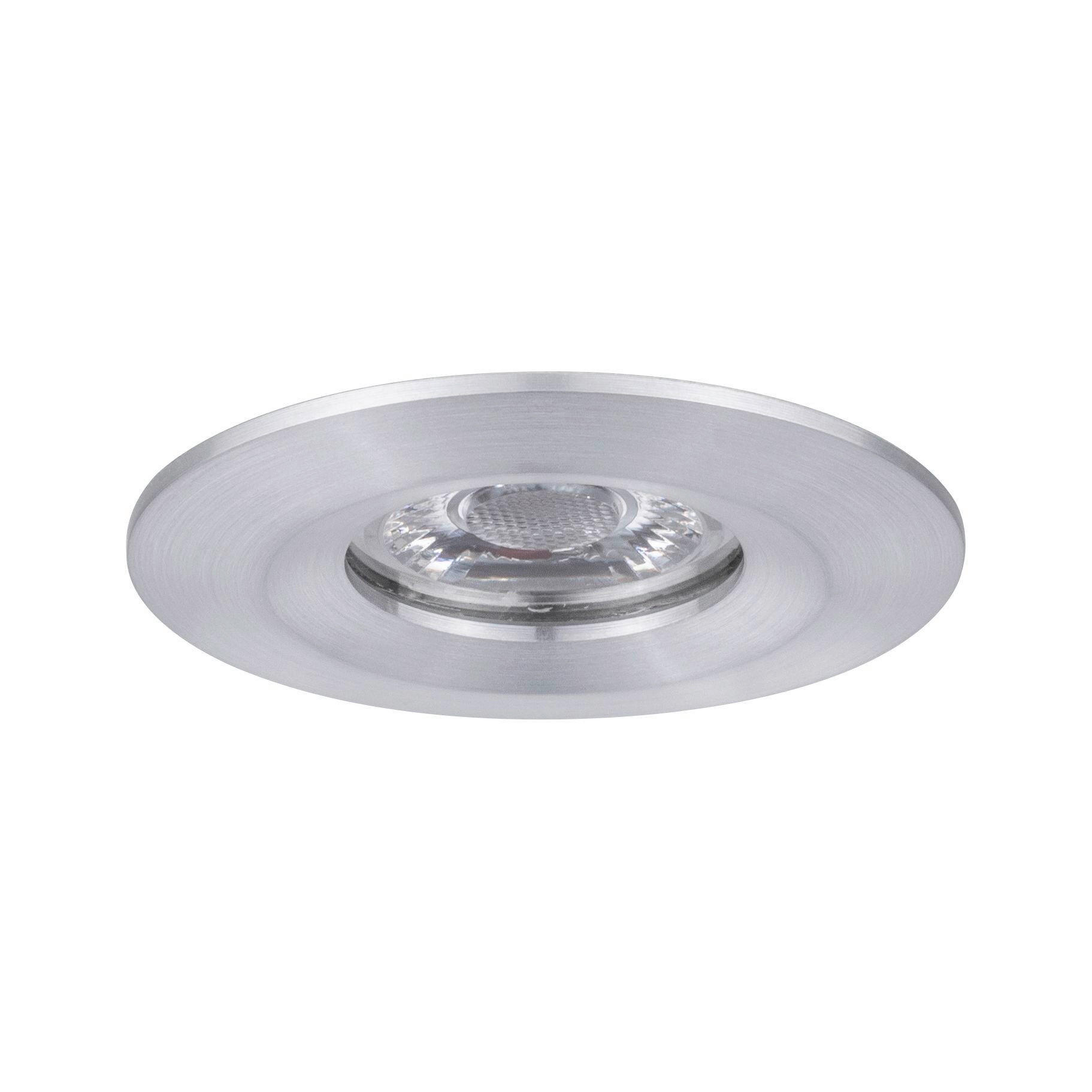 LED-DECKENLEUCHTE 6,5 cm  - Alufarben, Basics, Metall (6,5cm) - Paulmann