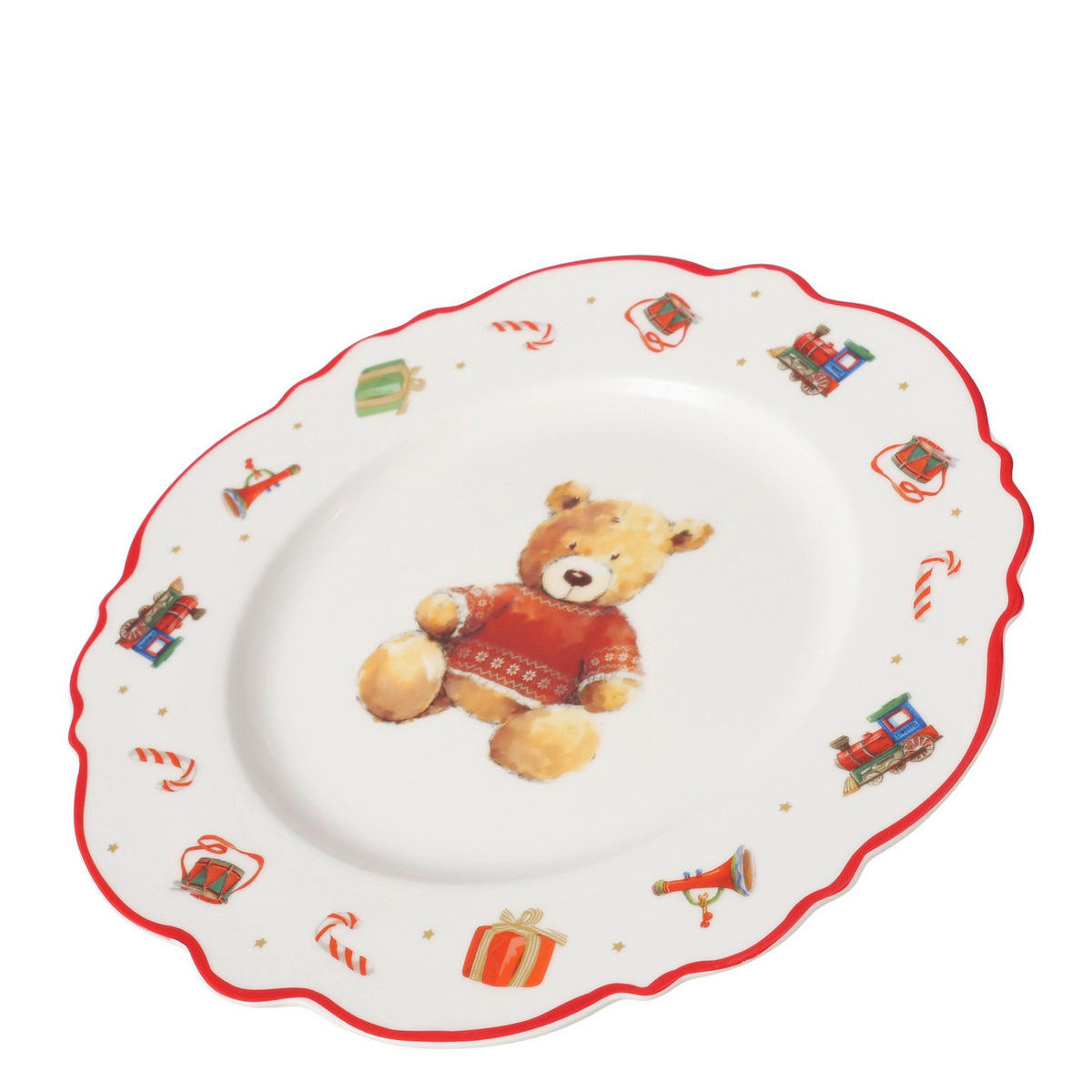 PLYTKÝ TANIER  20,5 cm   - hnedá/tmavočervená, Basics, keramika (20,5cm)