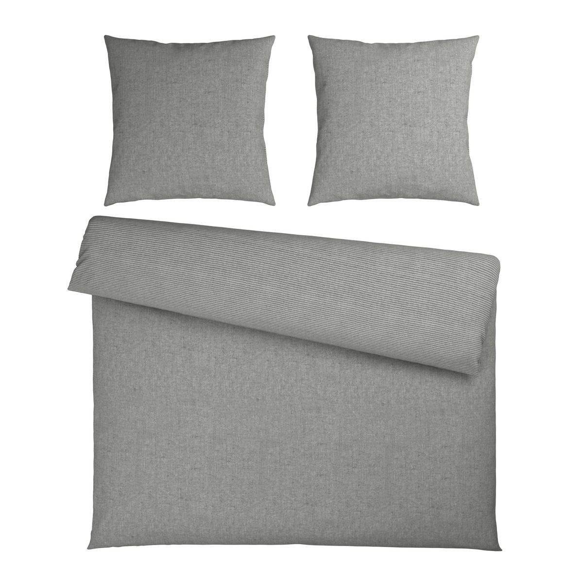 WENDEBETTWÄSCHE Flanell 200/200 cm  - Textil (200/200cm) - Novel