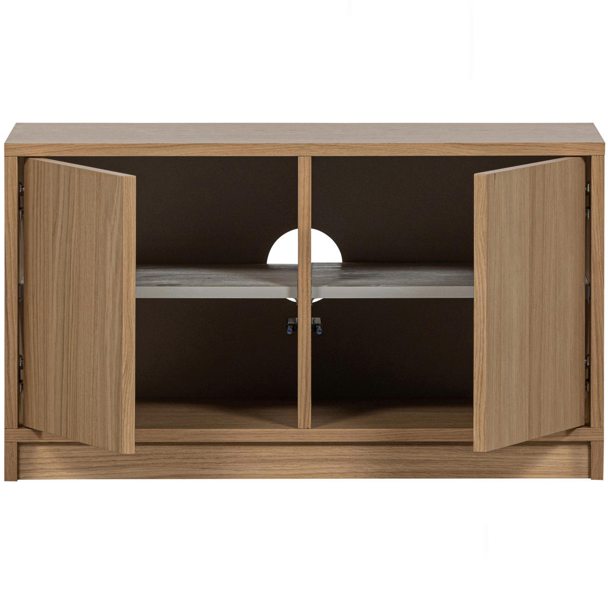 LOWBOARD Modulair 77/44/40 cm  erweiterbar  - Naturfarben, Design, Holz (77/44/40cm) - Livetastic