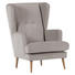 SESSEL in Textil Grau - Naturfarben/Grau, Design, Textil (77/108/85cm) - Carryhome SESSEL in Textil Grau - Naturfarben/Grau, Design, Textil (77/108/85cm) - Carryhome