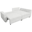 ECKSOFA Naturfarben Cord  - Schwarz/Naturfarben, KONVENTIONELL, Kunststoff/Textil (245/153cm) - Carryhome