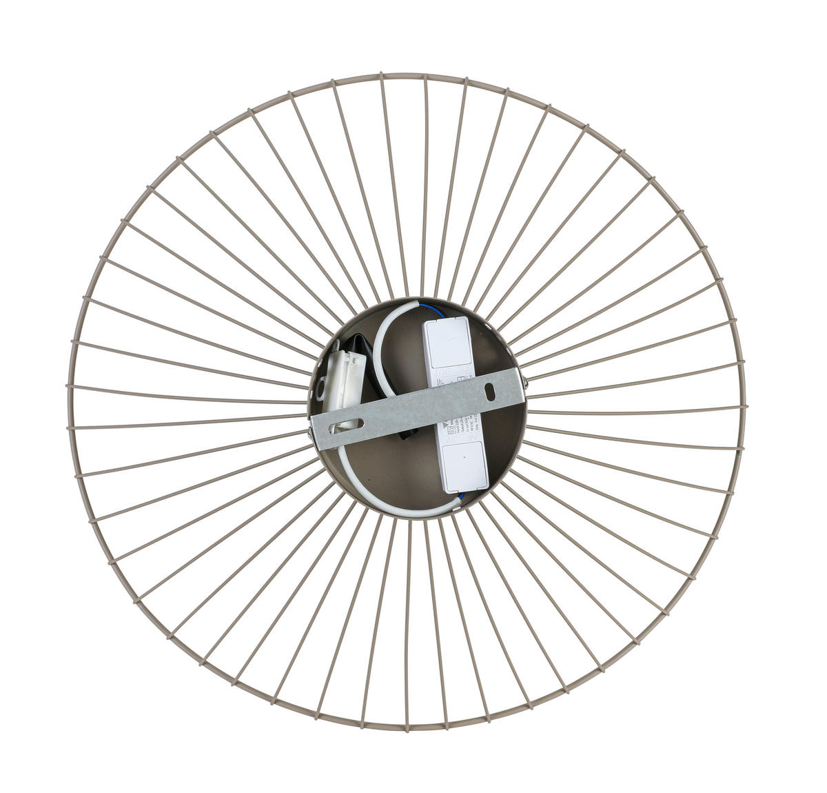 DECKENLEUCHTE 45/43/22,5 cm  - Sandfarben/Naturfarben, Trend, Holz/Kunststoff (45/43/22,5cm) - Collett's Monde