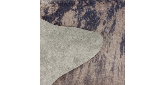 FELLTEPPICH 100/135 cm Etosha  - Braun/Weiß, Design, Leder/Textil (100/135cm) - Novel