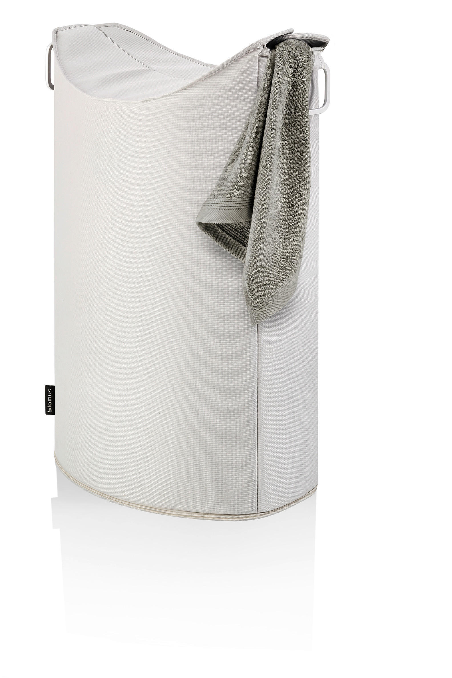 WÄSCHESAMMLER - Sandfarben, Basics, Textil/Metall (45/67/28cm) - Blomus