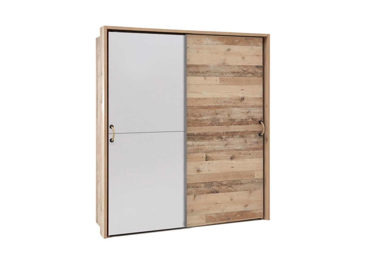ORMAR ZA ODEĆU bela, boja smreke  170/195,5/60 cm  - boja smreke/bela, Lajfstajl, pločasti materijal/plastika (170/195,5/60cm) - Carryhome