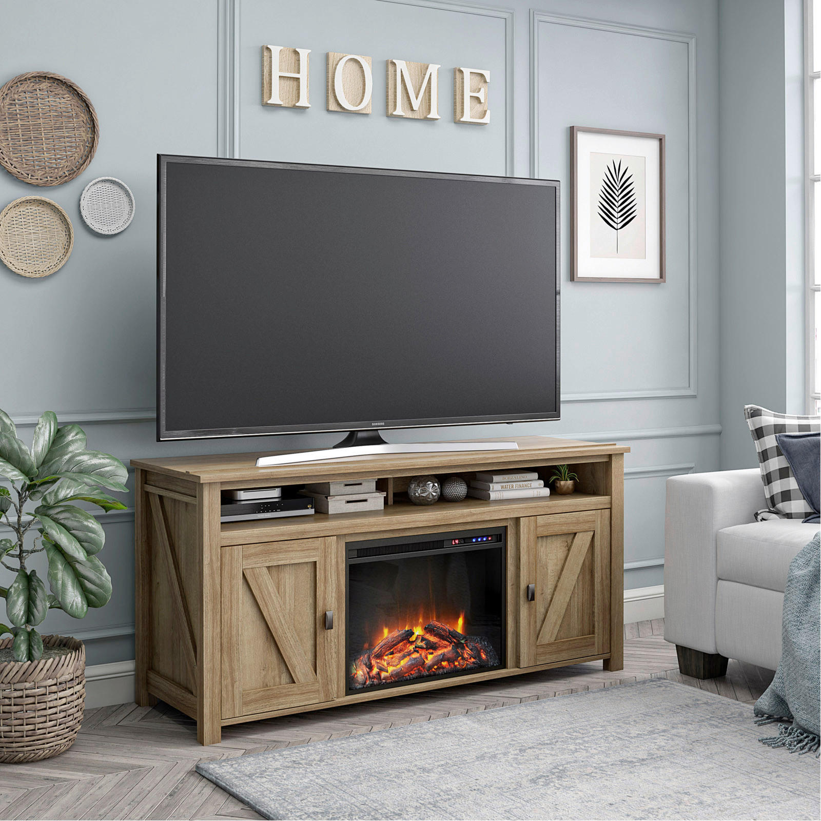 LOWBOARD Franklin  in 151/75/40 cm  - Eichefarben/Braun, Design, Holzwerkstoff/Metall (151/75/40cm) - MID.YOU