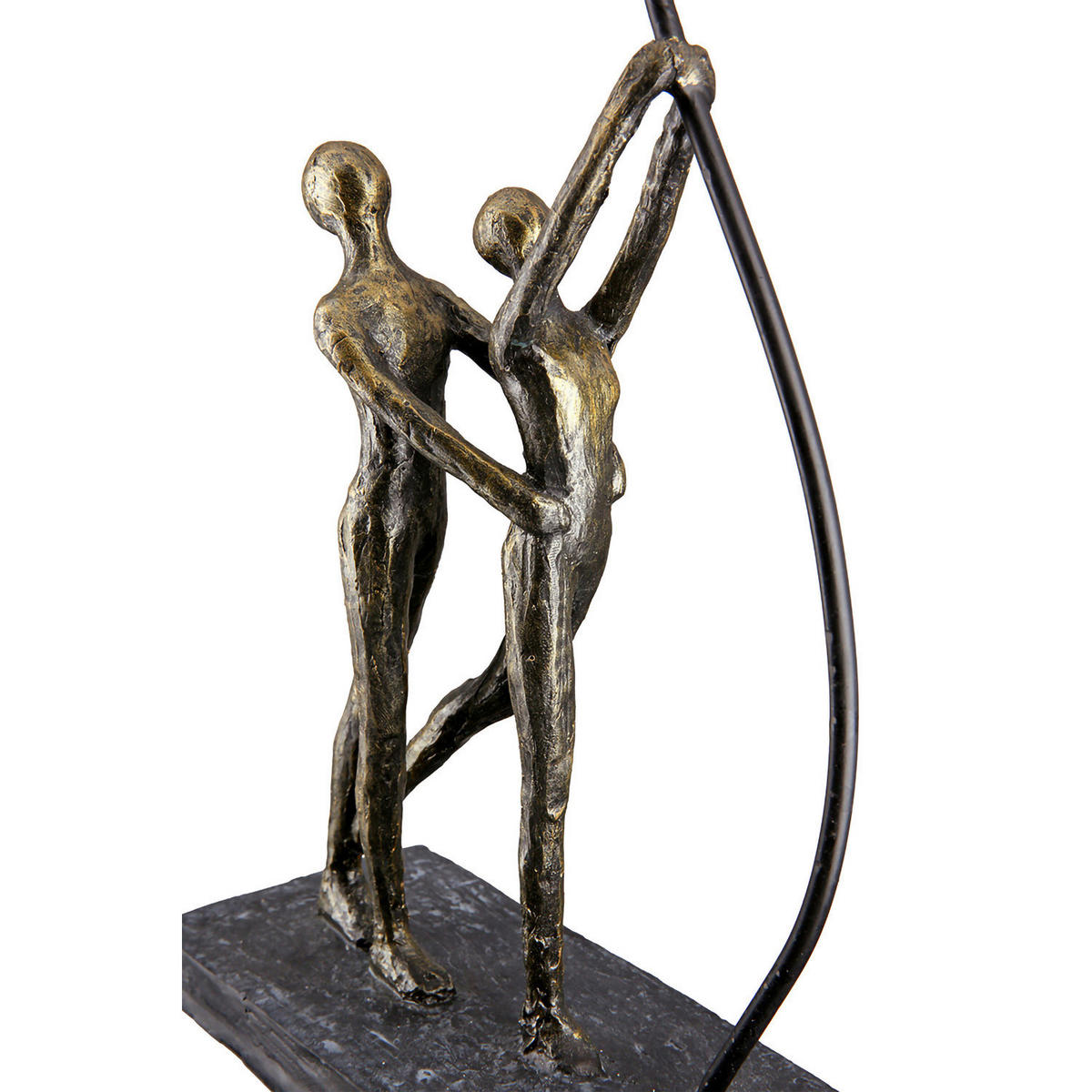 SKULPTUR - Bronzefarben, LIFESTYLE, Kunststoff (20/48/7.5cm)