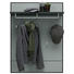 Garderobenpaneel 80,8/108,4/23 cm - Eichefarben/Hellgrau, Design, Glas/Holzwerkstoff (80,8/108,4/23cm) - Voleo Garderobenpaneel 80,8/108,4/23 cm - Eichefarben/Hellgrau, Design, Glas/Holzwerkstoff (80,8/108,4/23cm) - Voleo