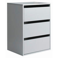 SCHUBKASTENEINSATZ  - Grau, Design, Holzwerkstoff (51/70,6/39,6cm) - Carryhome