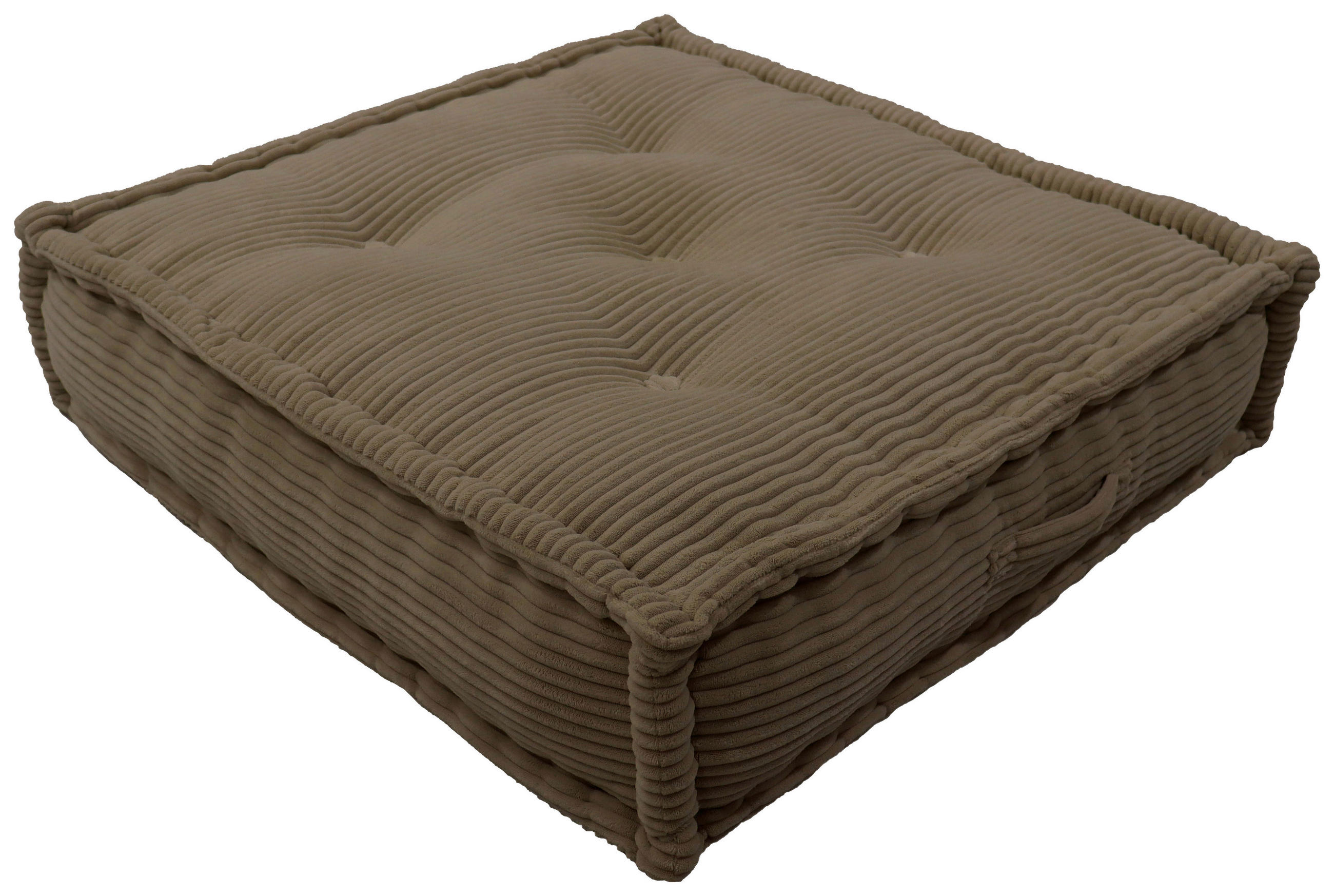 SOFAELEMENT in gerippt Beige  - Beige, Design, Textil (80/20/80cm) - P & B