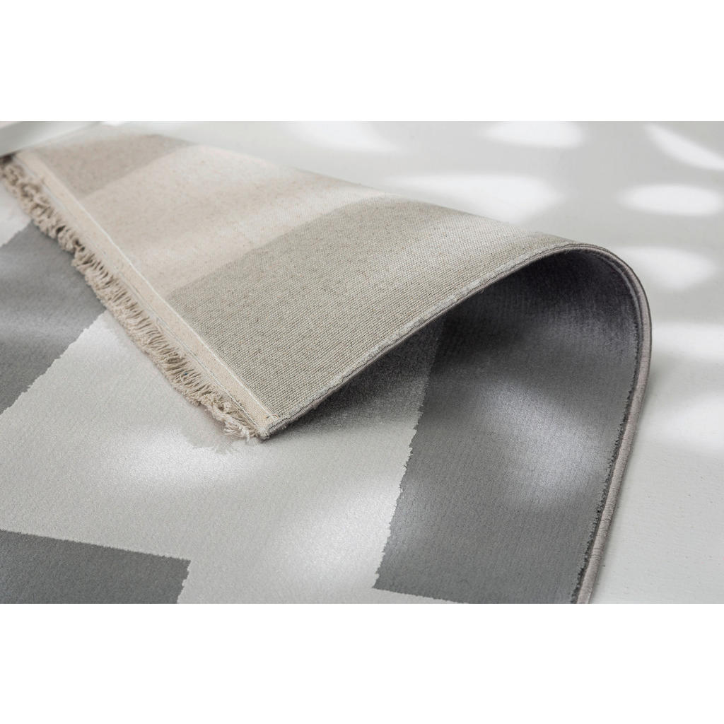 Thumbnail - Schöner Wohnen Webteppich Magic, Grau, Textil, rechteckig, 80x150 cm, für Fußbodenheizung geeignet, antistatisch, pflege...