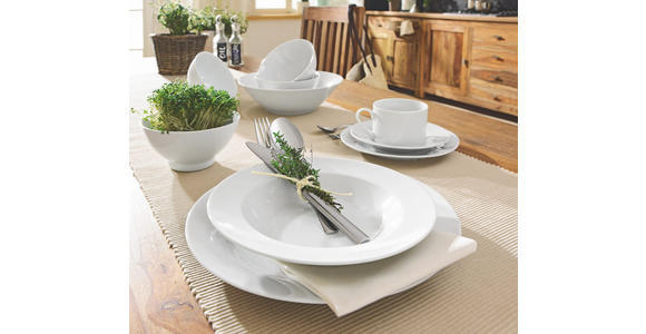 SPEISETELLER 27,5 cm - Weiß, Basics, Keramik (27,5cm) - Boxxx