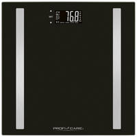 PERSONENWAAGE  - Schwarz, Trend, Glas/Kunststoff (30,0/2,50cm) - Bomann