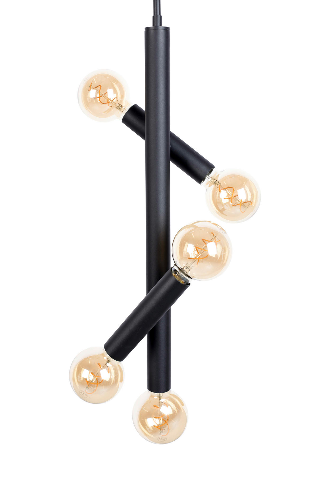 HÄNGELEUCHTE 17/222/39 cm  - Schwarz, Basics, Metall (17/222/39cm) - Zuiver
