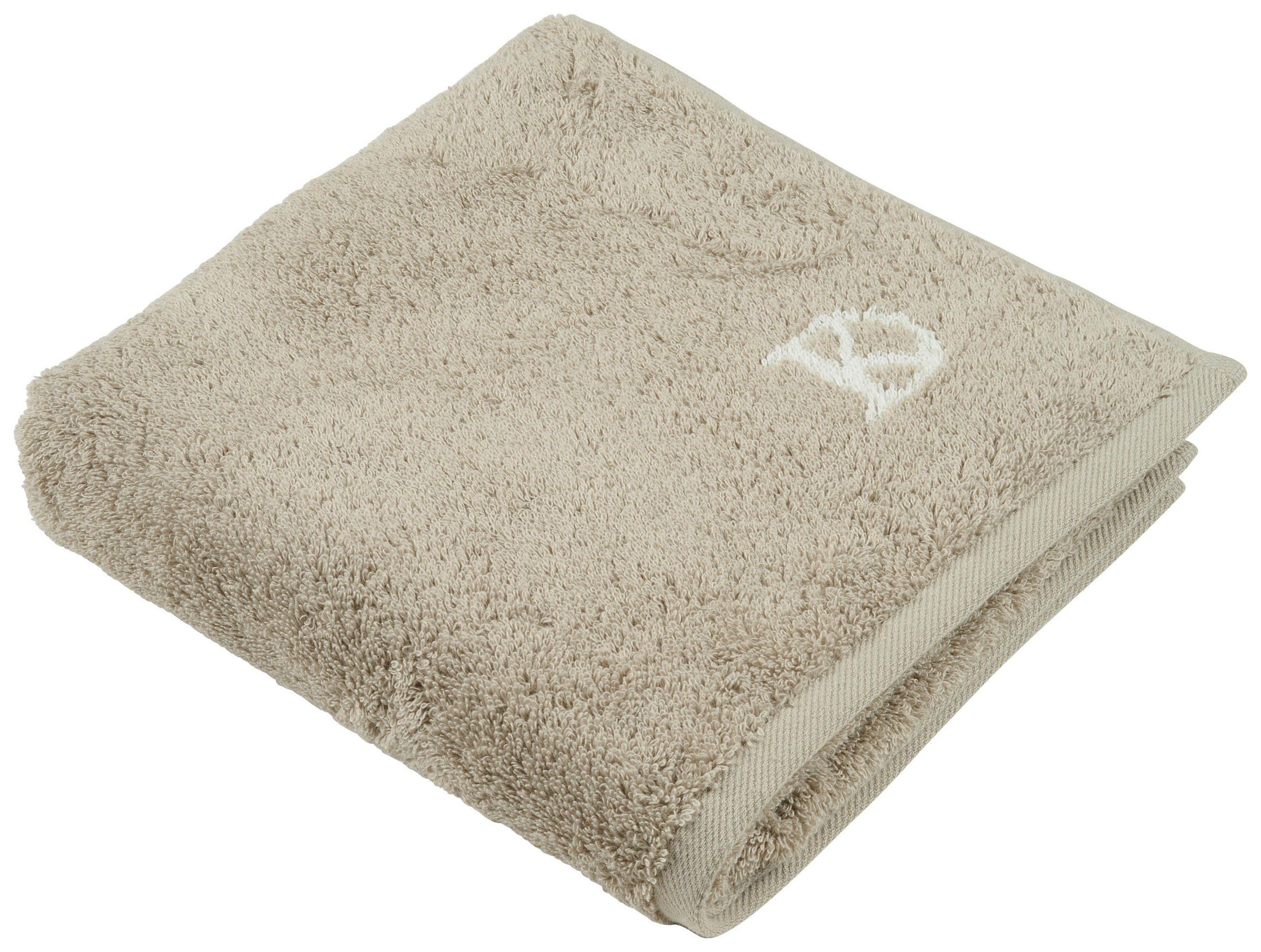 WASCHLAPPEN Basic Weiß, Beige 3-teilig  - Beige/Weiß, Design, Textil (16/21cm) - Dieter Knoll