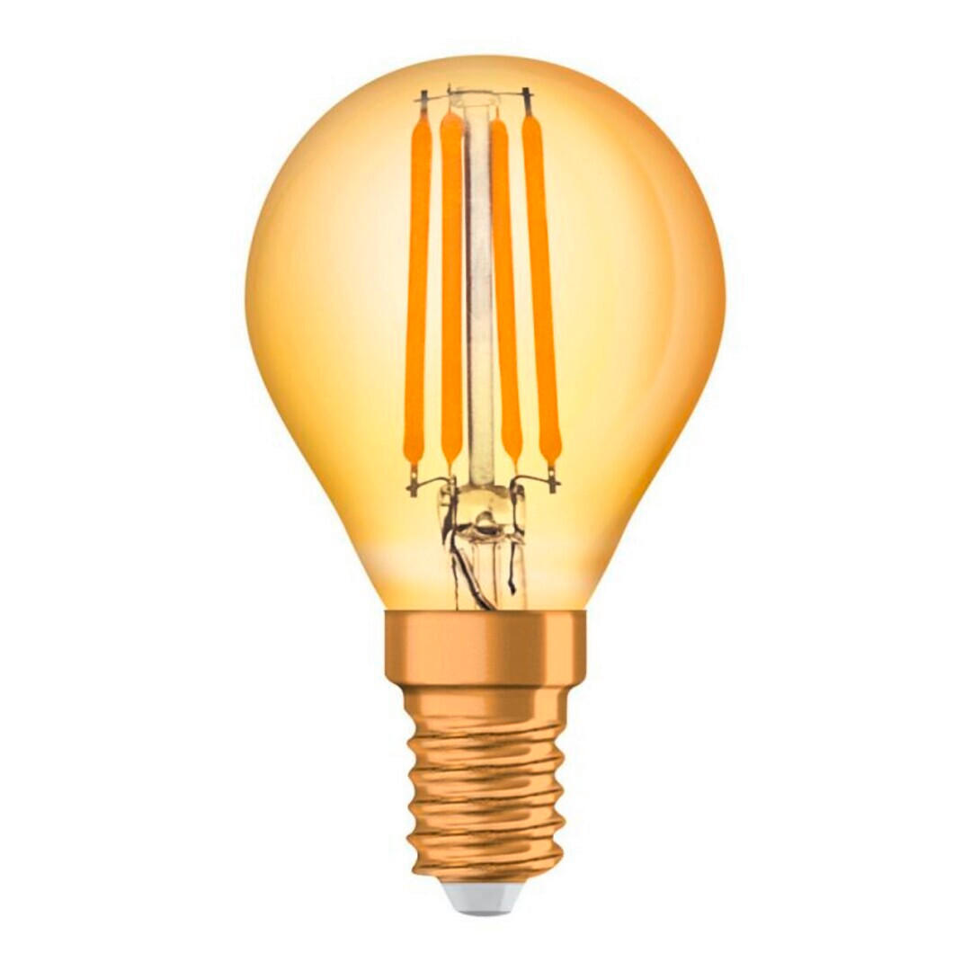 LED ŽARULJA  - boje jantara, Basics, staklo/metal (4,5/8cm)