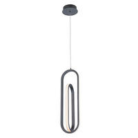 LED-HÄNGELEUCHTE Eurofase 21/63,5/63,5 cm   - Schwarz, Design, Kunststoff/Metall (21/63,5/63,5cm) - Elstead Lighting