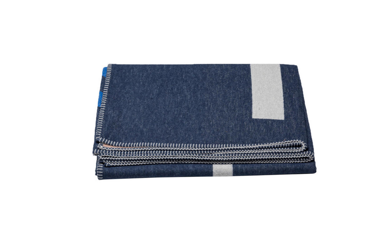 WOHNDECKE 140/200 cm  - Blau, KONVENTIONELL, Textil (140/200cm) - David Fussenegger