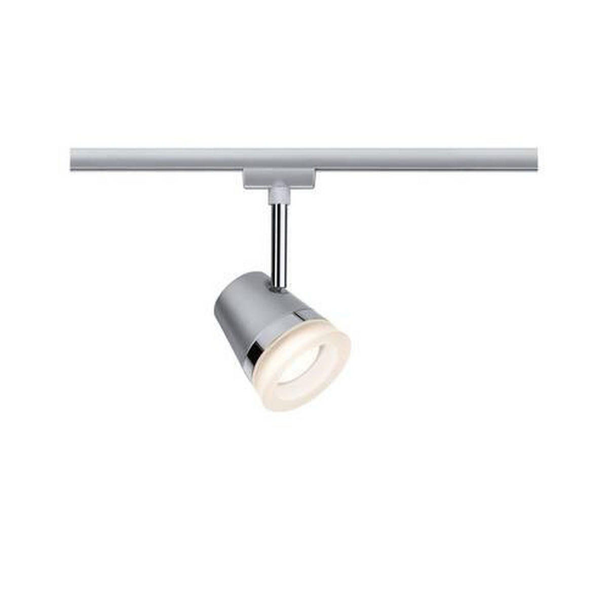SCHIENENSYSTEM-STRAHLER URail 8,5/18,5 cm   - Chromfarben, Basics, Metall (8,5/18,5cm) - Paulmann