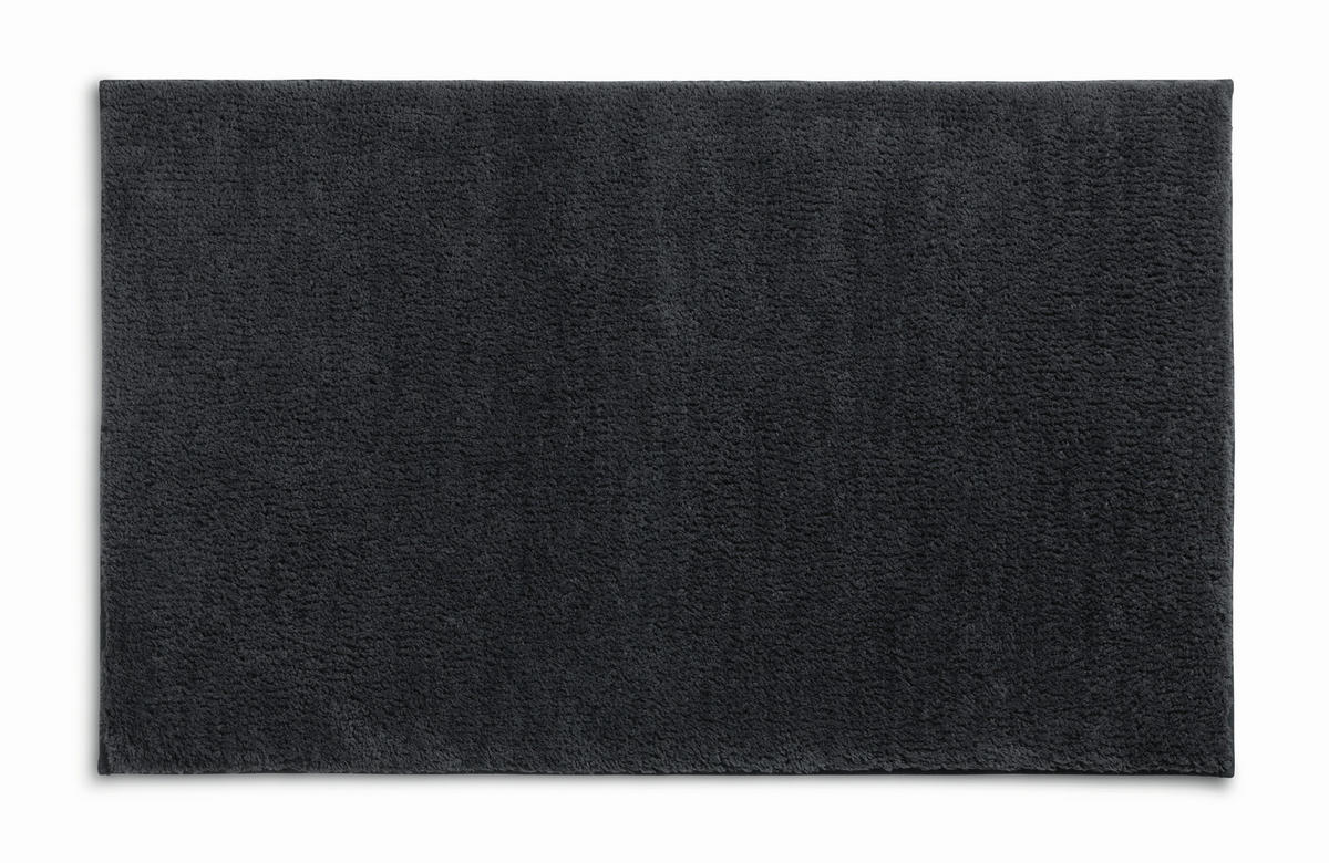 BADEMATTE Maja Grau  - Grau, Basics, Textil (100/60/1,5cm) - Kela