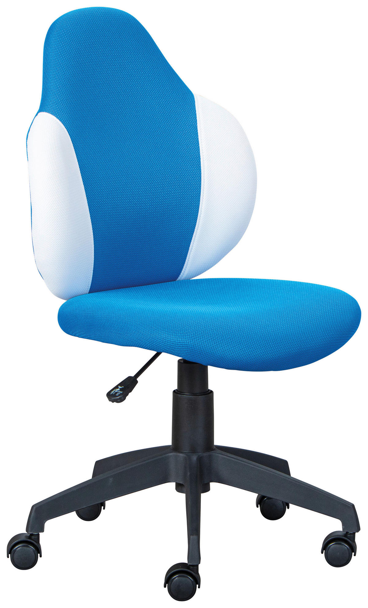 CHAISE PIVOTANTE POUR JEUNES - bleu/noir, Basics, matière synthétique/textile (52/94(103)/56cm) - MID.YOU