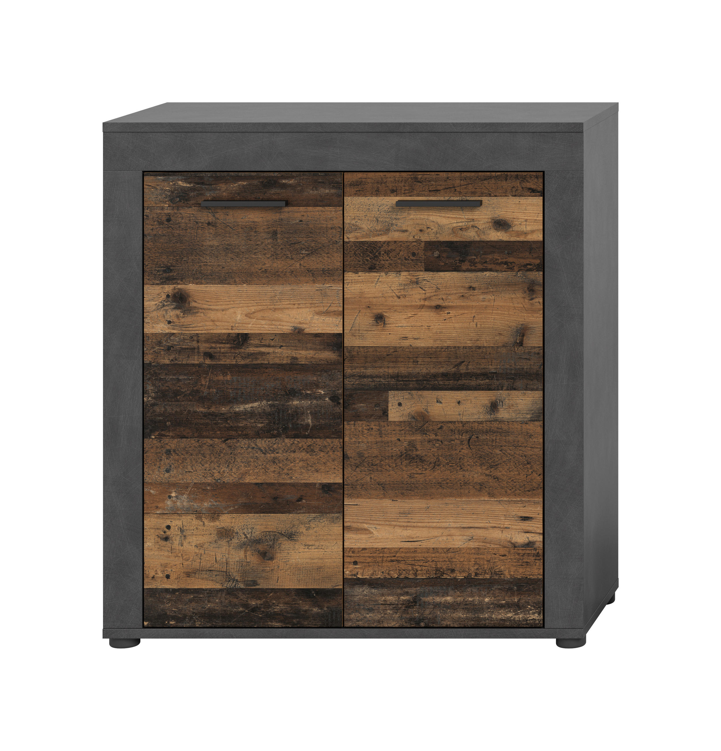 Highboard Jam Anthrazit/Naturfarben B: 80 cm