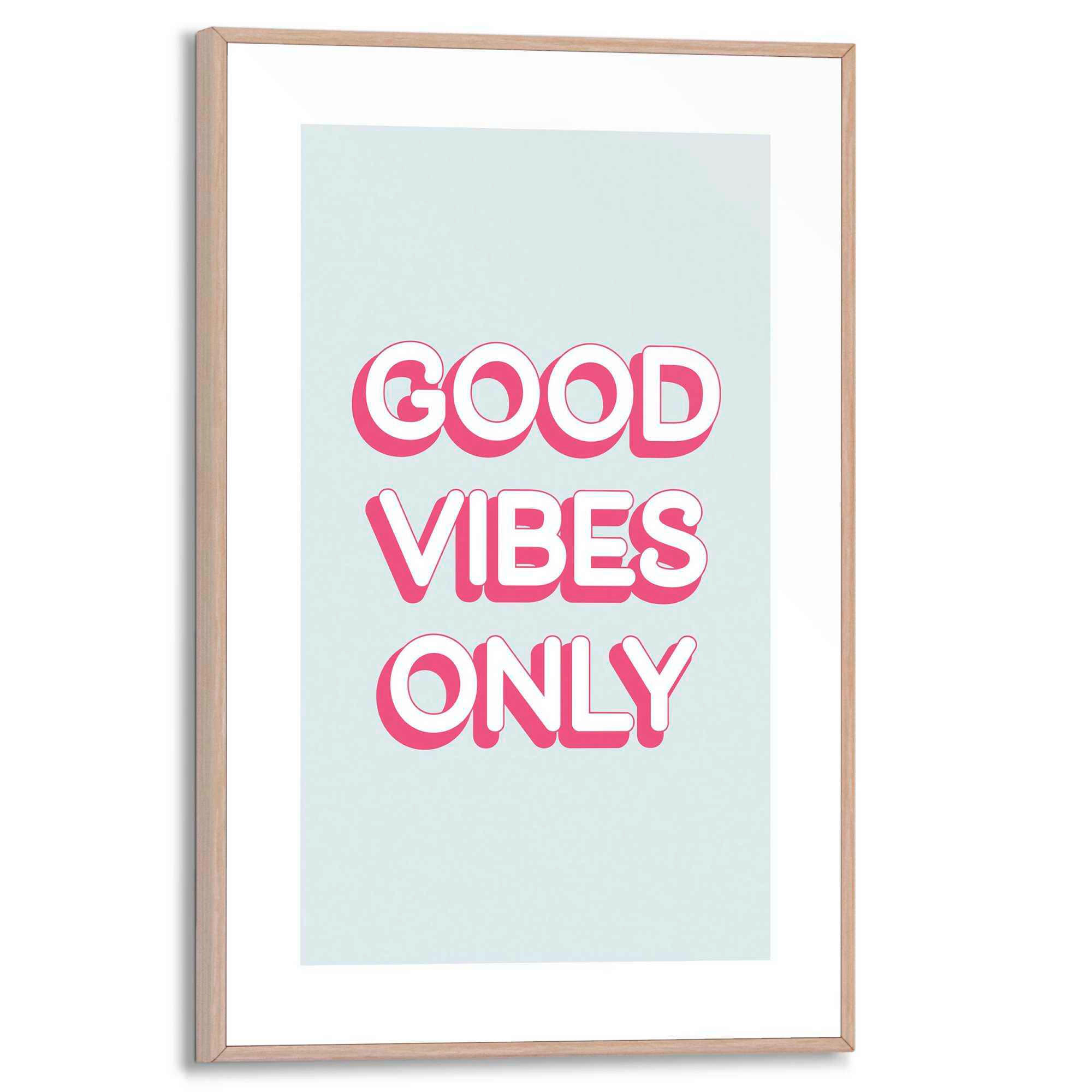 BILD 20/30 cm  - Rosa, Trend, Holzwerkstoff (20/30cm) - Reinders!